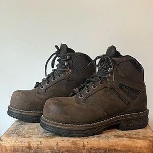 Wolverine Hellcat safety toe women’s work boots, sz 8W